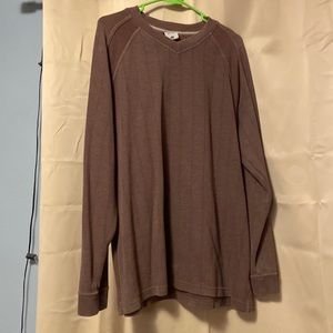 brown Columbia crewneck